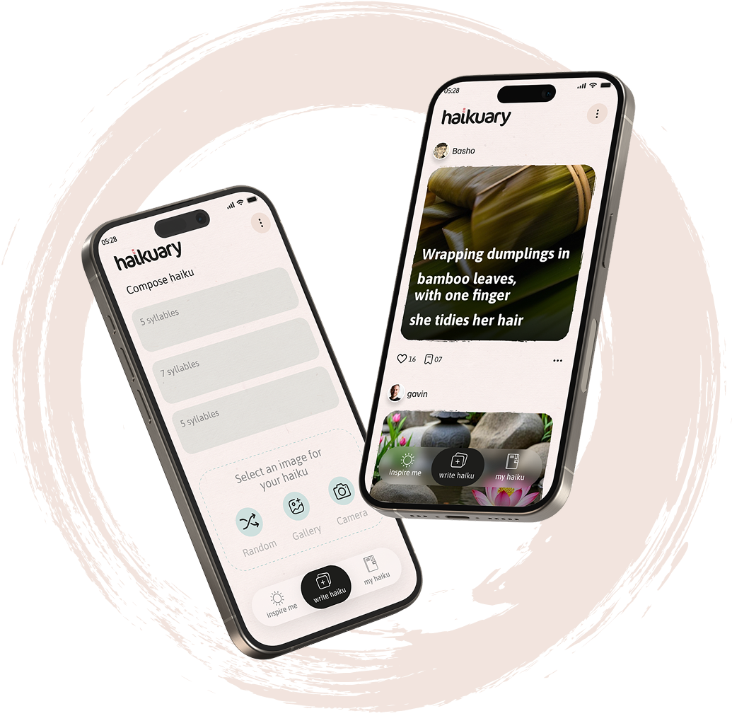haikuary app on iPhone